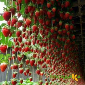 Клубника ампельная Анастасия купить по цене от 370р. в интернет-магазине «Посадика» с доставкой почтой в в Курчатове и по всей России – [изображение №1].